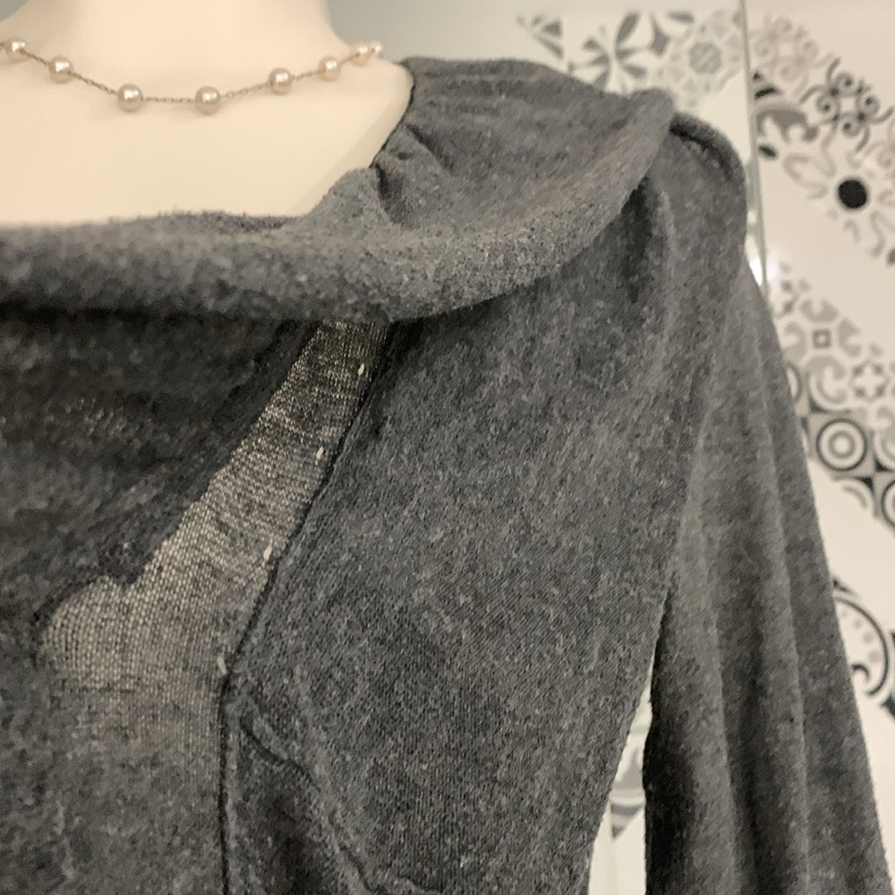 VTG Gorgeous 100% Cotton Knit Cardigan with Layered Frills - Picture 5 of 16